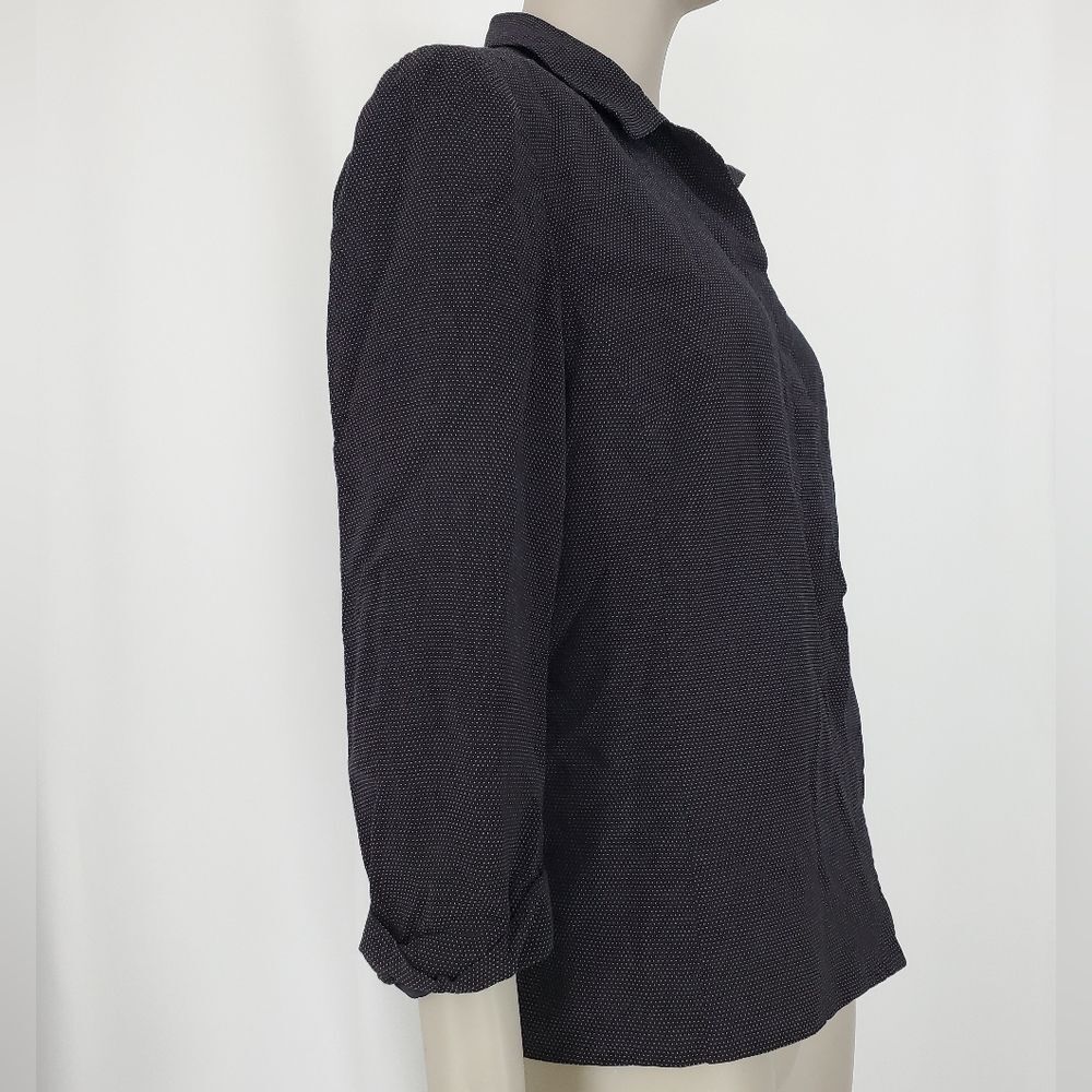 Ann Taylor Concealed Button Down Blouse - Picture 5 of 14